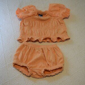 Old Navy Two Piece Bubble Sleeve Top and Bloomers